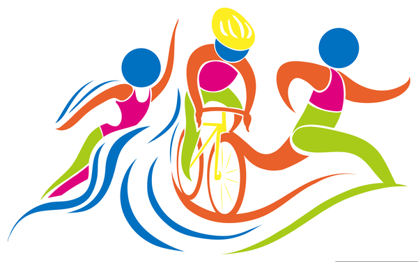 A triathlon consists on swimming, running, and biking. Photo from: http://www.clker.com