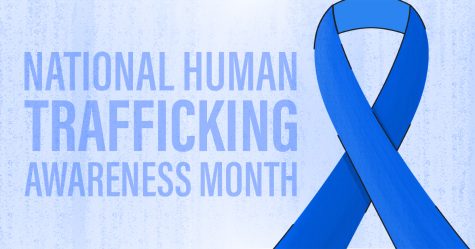 The color blue represents human trafficking prevention chosen by the Blue Heart Campaign to protect and defend human dignity.