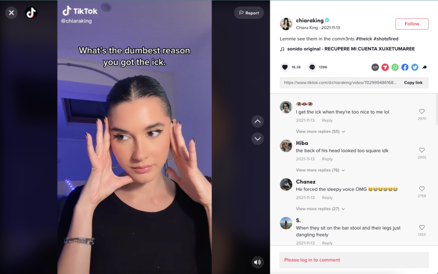 #TheIck has over 183 million views on Tik Tok with users sharing their supposed “icks” while others argue the absurdity of the concept. / Photo from Tik Tok