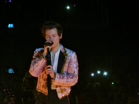 Harry Styles, a former member of popular boy-band One Direction, has grown his solo career worldwide and averages 66 million monthly listeners on Spotify. / Photo by Erin McCormack