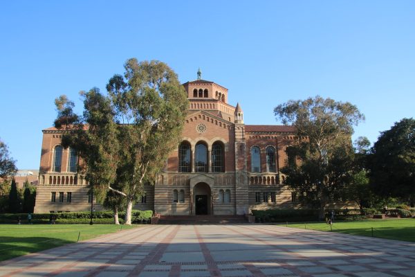 UCLA’s Powell Library, one of the oldest buildings on the campus today.
